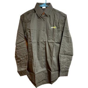 SUBWAY Uniform Black Camp Manager Shirt Size XS Button Up Long Sleeve NEW IN PKG